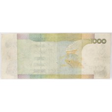 PHILIPPINES 2005 . ONE THOUSAND 1,000 PISO BANKNOTE . ERROR . MISSING PRINT